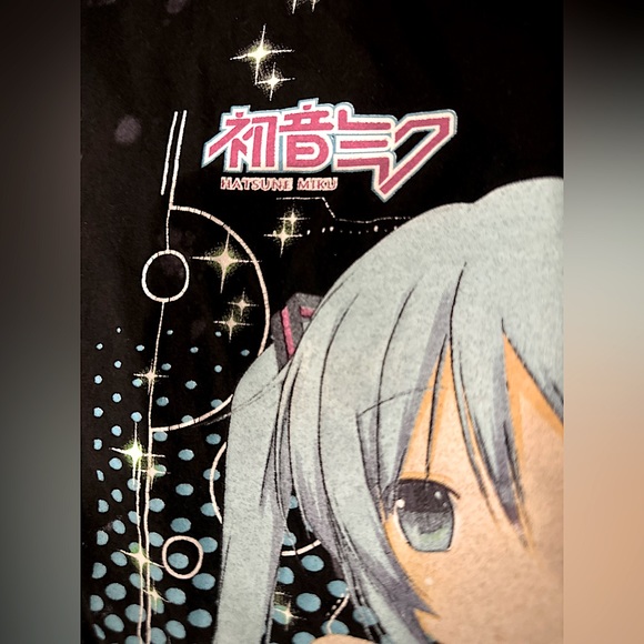 Hatsune Miku Vocaloid Anime Poster Tie Dye T Shirt Size Large. - Picture 4 of 6